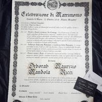 Certificato matrimonio #1